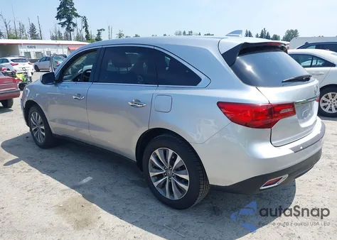 2014 Acura Mdx Technology Package from USA, damaged, VIN 5FRYD4H48EB036158